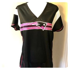 Patriots Jersey Black & Pink XL Women’s NFL NWT